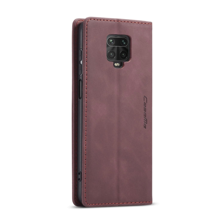 For Xiaomi Redmi Note 9 Pro/Note 9 Pro Max/Note 9s CaseMe 013 Multifunctional Horizontal Flip Leather Case, with Card Slot & Holder & Wallet(Wine Red) - Xiaomi Cases by CaseMe | Online Shopping UK | buy2fix