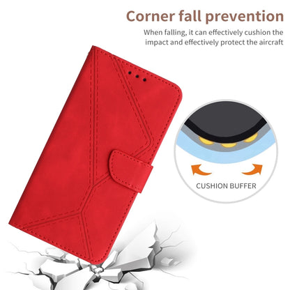 For Sony Xperia 1 III Stitching Embossed Leather Phone Case(Red) - Sony Cases by buy2fix | Online Shopping UK | buy2fix