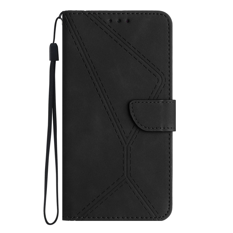 For Sony Xperia 10 III Stitching Embossed Leather Phone Case(Black) - Sony Cases by buy2fix | Online Shopping UK | buy2fix