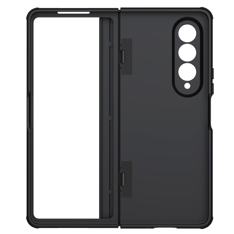 For Samsung Galaxy Z Fold4 5G / W23 NILLKIN Frosted Fold PC + TPU Phone Case(Black) - Galaxy Z Fold4 5G Cases by NILLKIN | Online Shopping UK | buy2fix