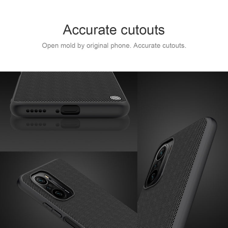 For Xiaomi Redmi K40 / K40 Pro / K40 Pro+ NILLKIN Shockproof TPU + PC Textured Phone Case(Black) - Xiaomi Cases by NILLKIN | Online Shopping UK | buy2fix