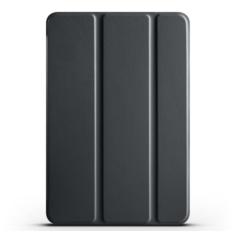 For iPad mini 5 / 4 / 3 / 2 / 1 3-folding TPU Horizontal Flip Leather Tablet Case with Holder(Black) - iPad Mini 4 & 3 & 2 & 1 Cases by buy2fix | Online Shopping UK | buy2fix