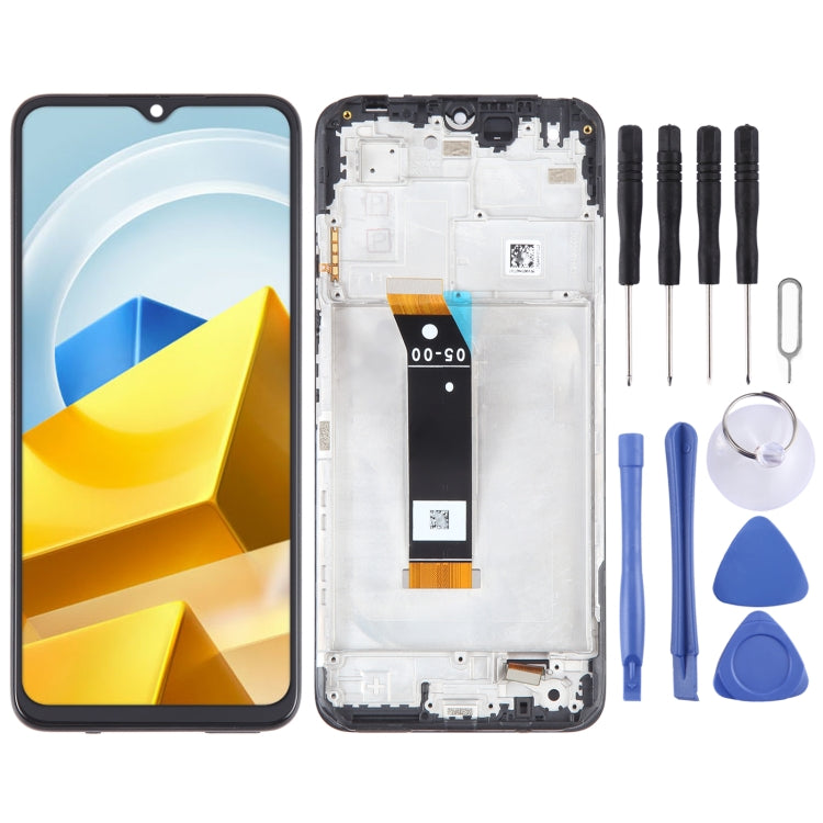 OEM Material LCD Screen For Xiaomi Poco M5 4G Digitizer Full Assembly with Frame - LCD Screen by buy2fix | Online Shopping UK | buy2fix