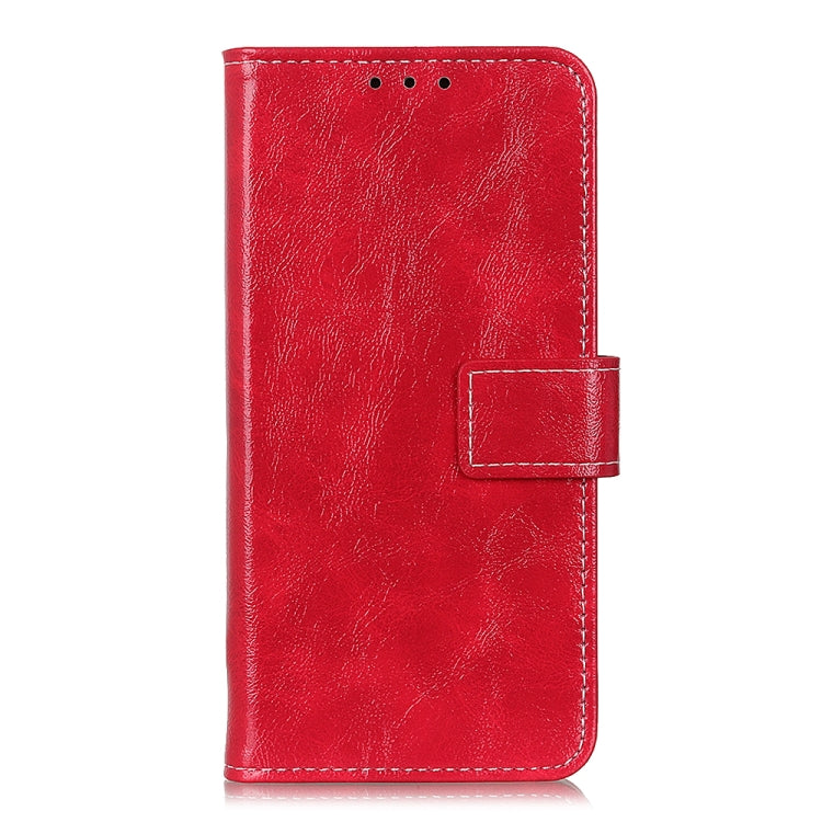 For Xiaomi Redmi Note 12S 4G Retro Crazy Horse Texture Horizontal Flip Leather Phone Case(Red) - Xiaomi Cases by buy2fix | Online Shopping UK | buy2fix