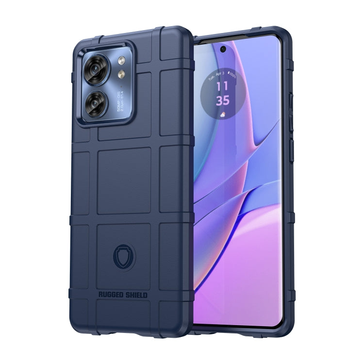 For Motorola Moto Egde 40 Full Coverage Shockproof TPU Phone Case(Blue) - Motorola Cases by buy2fix | Online Shopping UK | buy2fix