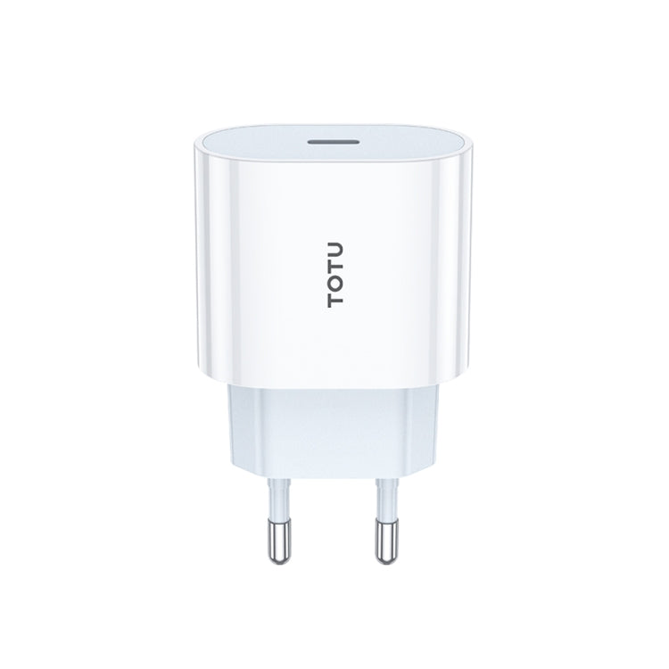 TOTU ZC32 PD 20W Type-C Port Charger, Specification:EU Plug(White) - USB Charger by TOTUDESIGN | Online Shopping UK | buy2fix