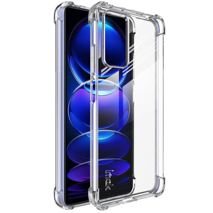 For Xiaomi Redmi Note 12 Pro 4G imak Shockproof Airbag TPU Phone Case(Transparent) - Xiaomi Cases by imak | Online Shopping UK | buy2fix