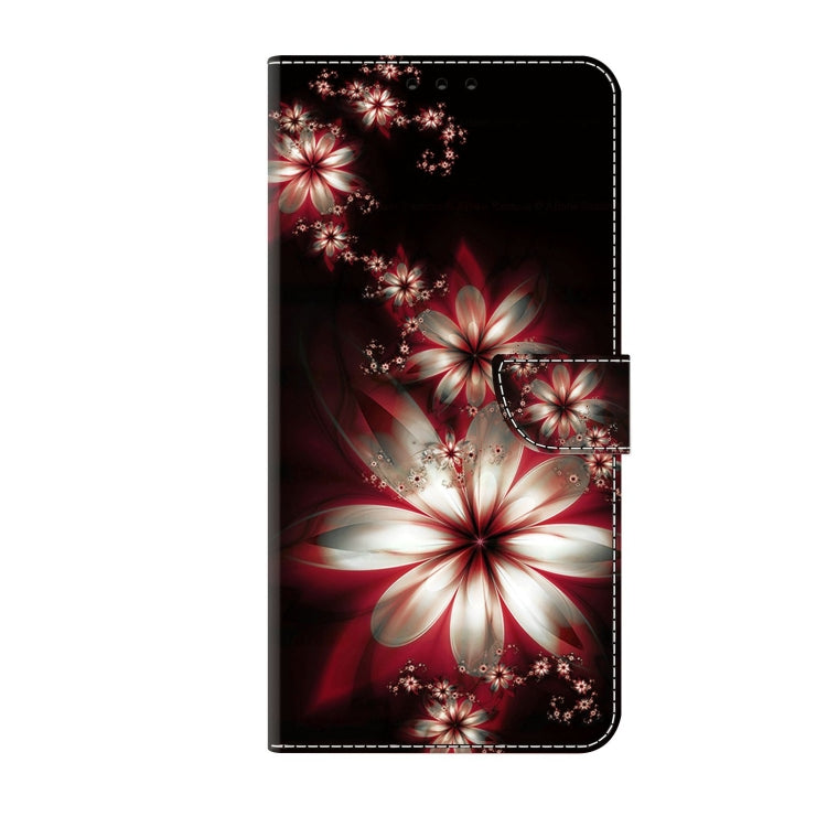 For Xiaomi Redmi Note 10 4G Crystal 3D Shockproof Protective Leather Phone Case(Fantastic Flower) - Xiaomi Cases by buy2fix | Online Shopping UK | buy2fix