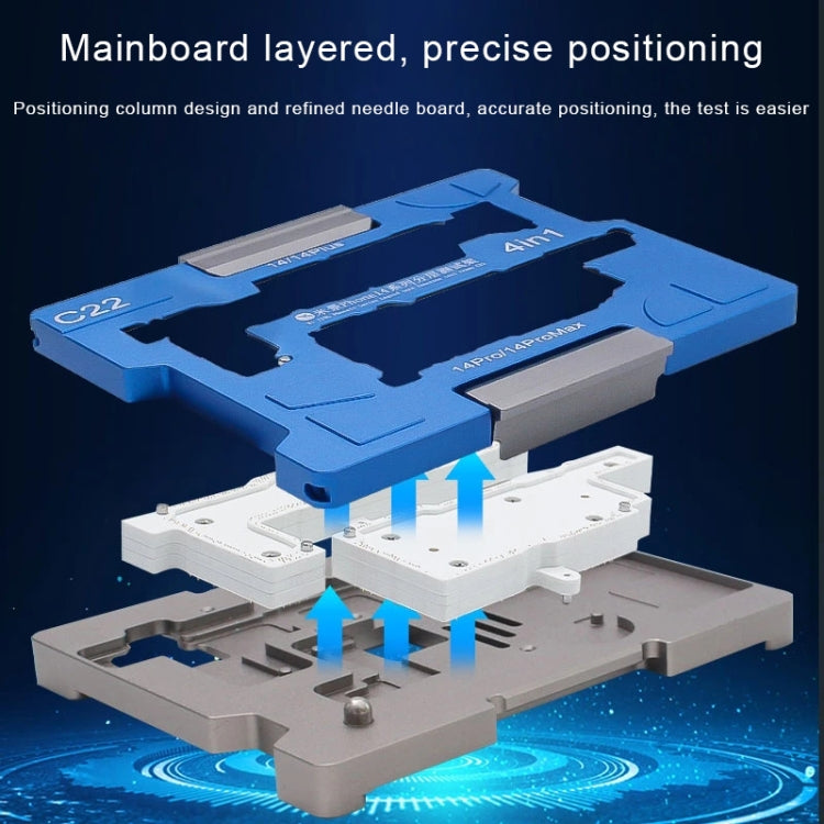 MiJing C22 Motherboard Middle Layer Testing Fixture for iPhone 14 / 14Plus / 14Pro / 14Pro Max - Repair Fixture by MIJING | Online Shopping UK | buy2fix