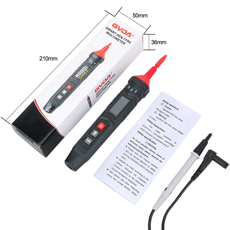 GVDA GD107 Smart Pen Type High Precision Multimeter - Digital Multimeter by GVDA | Online Shopping UK | buy2fix