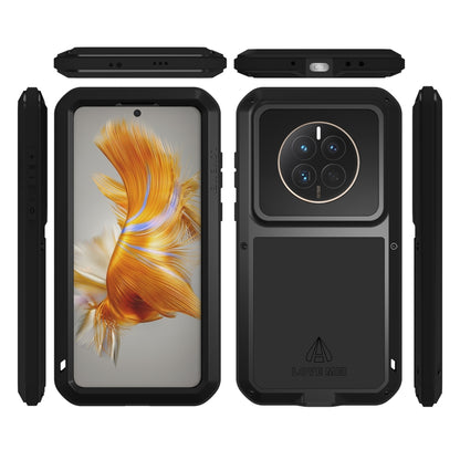 For Huawei P60 / P60 Pro / P60 Art LOVE MEI POWERFUL Metal Shockproof Life Waterproof Dustproof Phone Case(Army Green) - Huawei Cases by LOVE MEI | Online Shopping UK | buy2fix