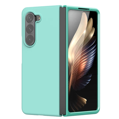 For Samsung Galaxy Z Fold5 Silicone Skin Feel Folding Phone Case(Midnight Blue) - Galaxy Z Fold5 Cases by buy2fix | Online Shopping UK | buy2fix