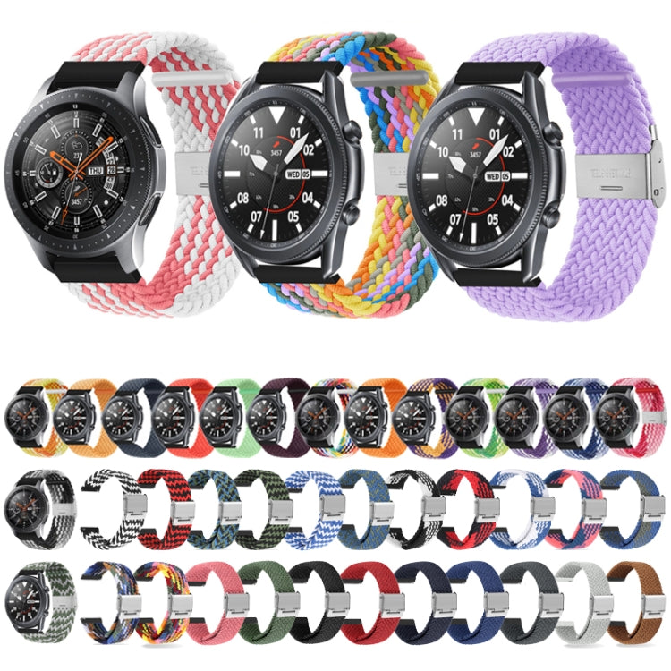 For Huawei Watch 4 / 4 Pro Nylon Braided Metal Buckle Watch Band(Charcoal) - Watch Bands by buy2fix | Online Shopping UK | buy2fix