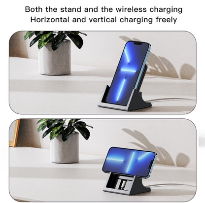 Yesido DS15 15W Desktop Wireless Fast Charger with Detachable Phone Holder(Black) - Wireless Charger by Yesido | Online Shopping UK | buy2fix