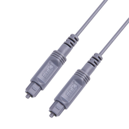 30m EMK OD2.2mm Digital Audio Optical Fiber Cable Plastic Speaker Balance Cable(Silver Grey) - Audio Optical Cables by EMK | Online Shopping UK | buy2fix