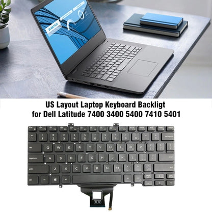 For Dell Latitude 7400 / 3400 US Version Backlight Keyboard - Replacement Keyboards by buy2fix | Online Shopping UK | buy2fix