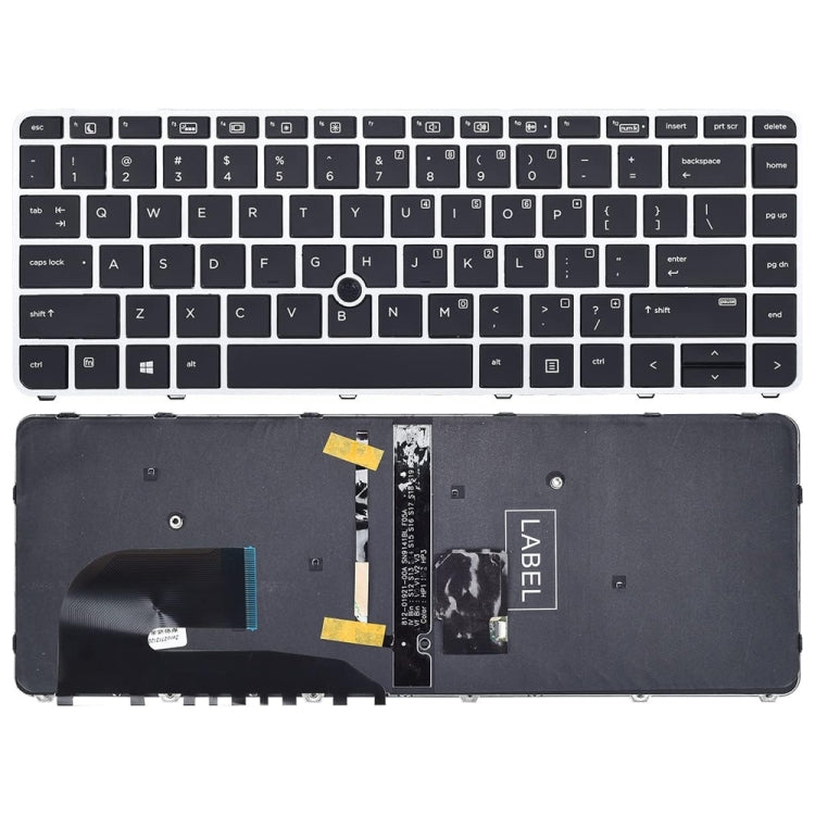 For HP EliteBook 840 G3 Laptop Backlight Keyboard - HP Spare Parts by buy2fix | Online Shopping UK | buy2fix