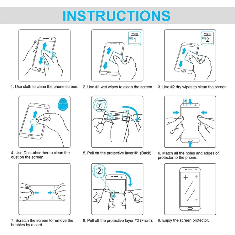 For Samsung Galaxy Tab S9+ 25pcs Full Screen HD PET Screen Protector - Tab S9+ Tempered Glass by buy2fix | Online Shopping UK | buy2fix