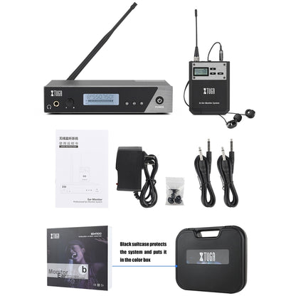 XTUGA  IEM1100 Professional Wireless In Ear Monitor System 1 BodyPacks(UK Plug) - Microphone by XTUGA | Online Shopping UK | buy2fix