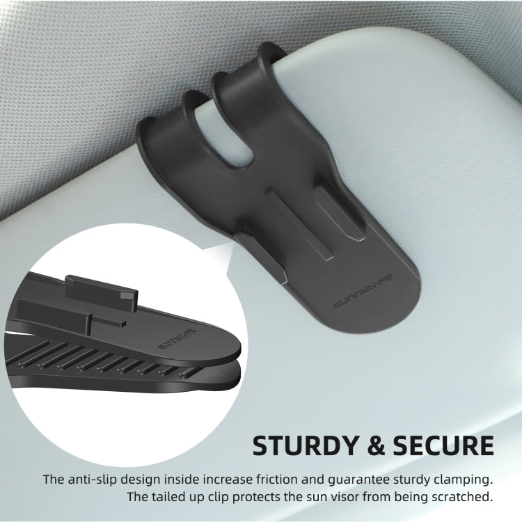 Sunnylife ZJ585 Sun Visor Camera Mount Quick Release Holder 360 Degree Rotating Vlog Bracket(Black) - Case & Bags by Sunnylife | Online Shopping UK | buy2fix