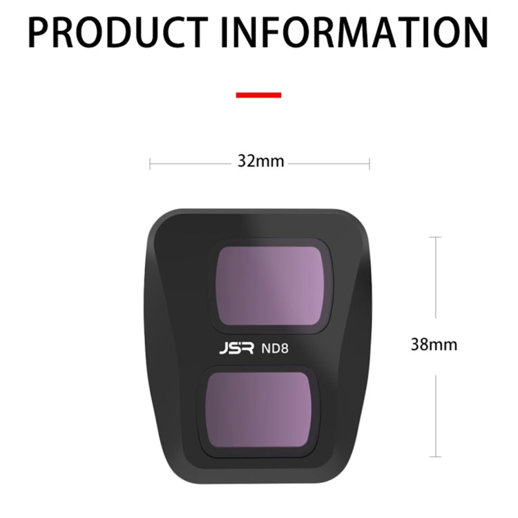 For DJI Air 3 JSR KB Series Drone Lens Filter, Filter:ND256 - Lens Filter by JSR | Online Shopping UK | buy2fix