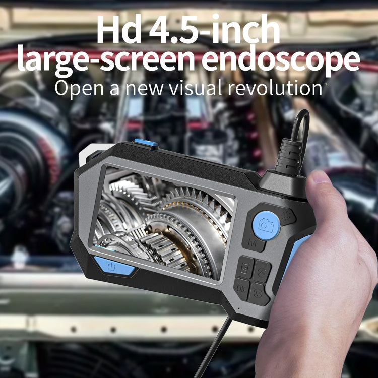 P120 Rotatable 8mm Dual Lenses Industrial Endoscope with Screen, 16mm Tail Pipe Diameter, Spec:10m Tube -  by buy2fix | Online Shopping UK | buy2fix