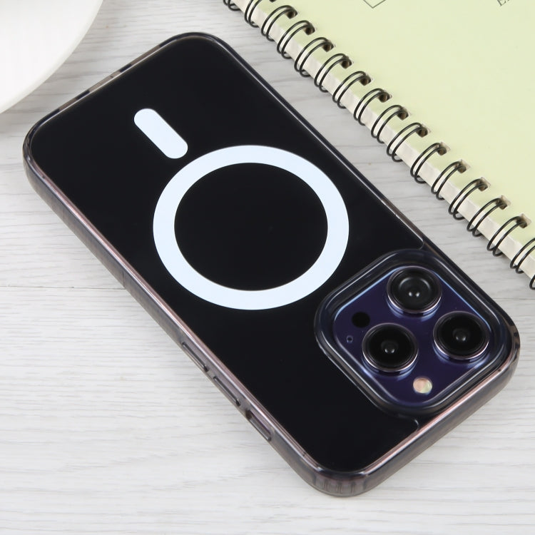 For iPhone 15 Pro GEBEI MagSafe Magnetic Transparent Phone Case(Transparent Black) - iPhone 15 Pro Cases by GEBEI | Online Shopping UK | buy2fix
