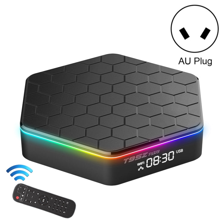 T95Z Plus 8K WiFi6 Android 12.0 Smart TV Box with Remote Control, 4GB+32GB, Allwinner H618 Quad-Core(AU Plug) - Others by buy2fix | Online Shopping UK | buy2fix