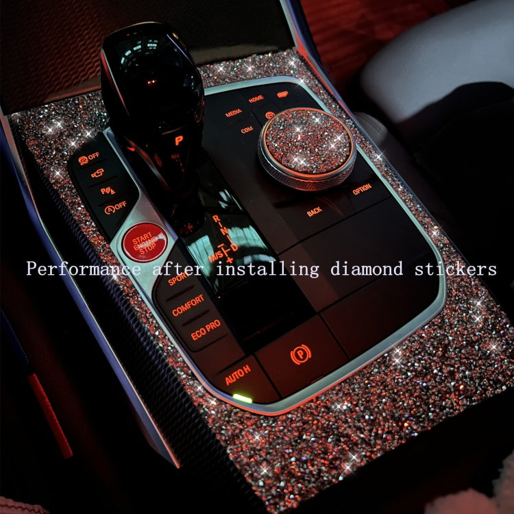 For Ford Mustang 2015-2020 4pcs Car Rearview Mirror Diamond Decoration Sticker, Left and Right Drive - Car Interior Mouldings by buy2fix | Online Shopping UK | buy2fix