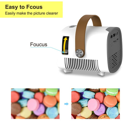 YG230 LED 1080P Mini Portable Projector Children Projector, Same Screen Version, Plug Type:US Plug - Mini Projector by buy2fix | Online Shopping UK | buy2fix