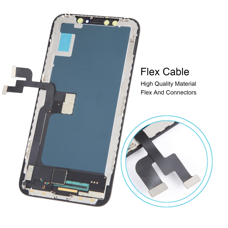 For iPhone X in-cell LCD Screen with Digitizer Full Assembly - LCD Related Parts by buy2fix | Online Shopping UK | buy2fix