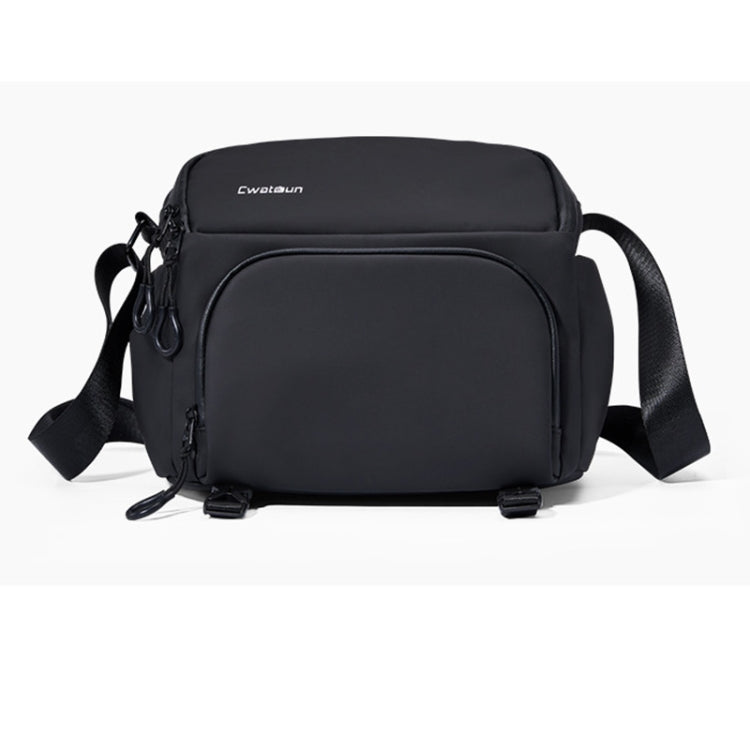 Cwatcun D101 Crossbody Camera Bag Photography Lens Shoulder Bag, Size:20 x 20.5 x 15cm(Black) - Strap Satchel by Cwatcun | Online Shopping UK | buy2fix