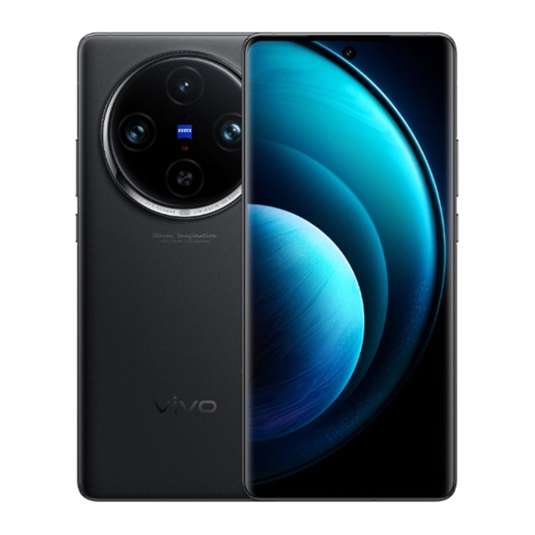 vivo X100 Pro, 16GB+1TB, Face ID / Fingerprint Identification, 6.78 inch Android 14 OriginOS 4 Dimensity 9300 Octa Core 3.25GHz, OTG, NFC, Network: 5G(Black) - vivo by vivo | Online Shopping UK | buy2fix