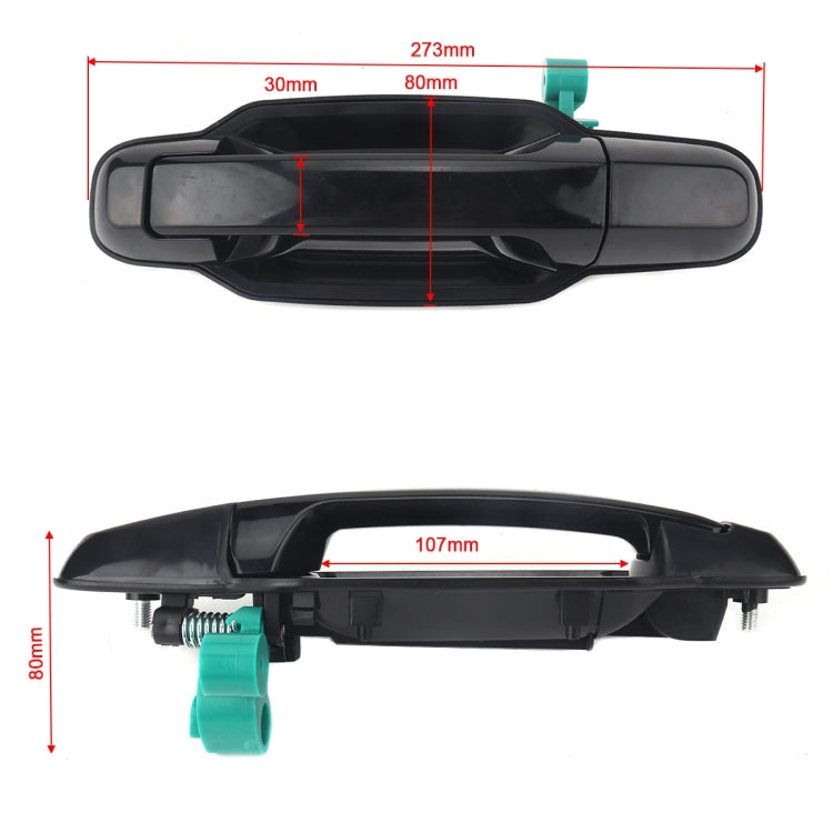 2 PCS Car Rear Door Outside Handle 83650-3E010+83660-3E010 for KIA Sorento 2003-2006 - In Car by buy2fix | Online Shopping UK | buy2fix