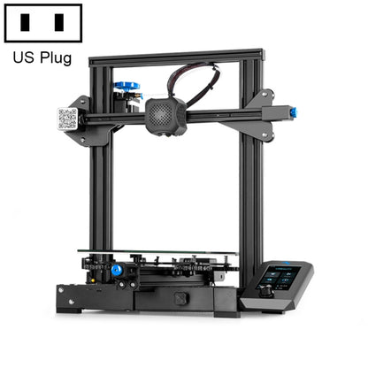 CREALITY Ender-3 V2 Craborundom Glass Platform Ultra-silent DIY 3D Printer, Print Size : 22 x 22 x 25cm, US Plug - 3D Printer by Creality | Online Shopping UK | buy2fix