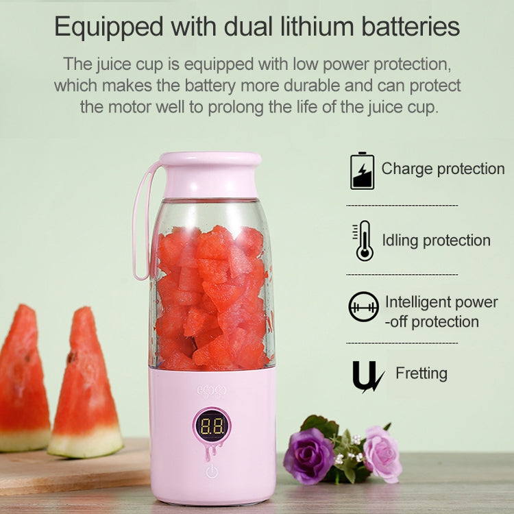 Vitamer USB Mini Portable Juicer Juice Blender Lemon Fruit Squeezers Reamers Bottle (Blue) - Home & Garden by buy2fix | Online Shopping UK | buy2fix