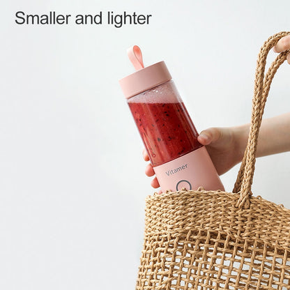 Vitamer USB Mini Portable Juicer Juice Blender Lemon Fruit Squeezers Reamers Bottle (White) - Home & Garden by buy2fix | Online Shopping UK | buy2fix