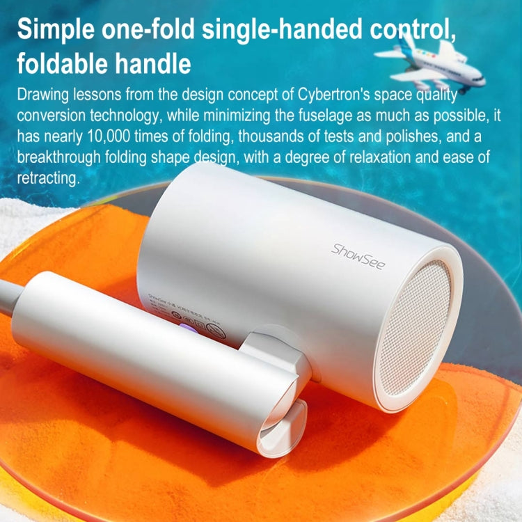 Original Xiaomi Youpin ShowSee Negative Ion Folding Electric Hair Dryer, US Plug(White) - Home & Garden by Xiaomi | Online Shopping UK | buy2fix