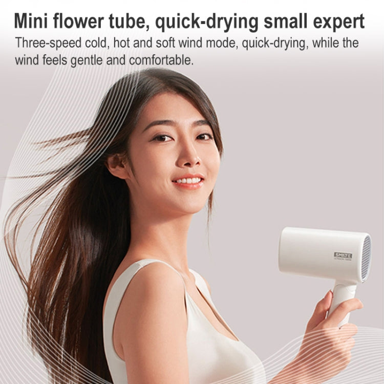Original Xiaomi Youpin SMATE SH-A121 1000W Anion Electric Portable Folding Hair Dryer Two Speed Quick-Drying(Black) - Home & Garden by Xiaomi | Online Shopping UK | buy2fix