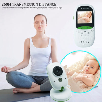 VB602 2.4 inch LCD 2.4GHz Wireless Surveillance Camera Baby Monitor, Support Two Way Talk Back, Night Vision(White) - Security by buy2fix | Online Shopping UK | buy2fix
