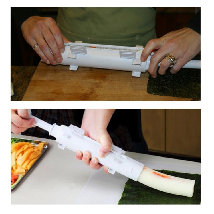 Sushi DIY Convenient Perfect Homemade Sushi Roll Maker(White) - Gadgets by buy2fix | Online Shopping UK | buy2fix