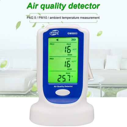 BENETECH GM8803 Home Indoor Air Quality Detector Haze Smog Tester PM2.5 PM10 Gas Analyzers - Consumer Electronics by BENETECH | Online Shopping UK | buy2fix