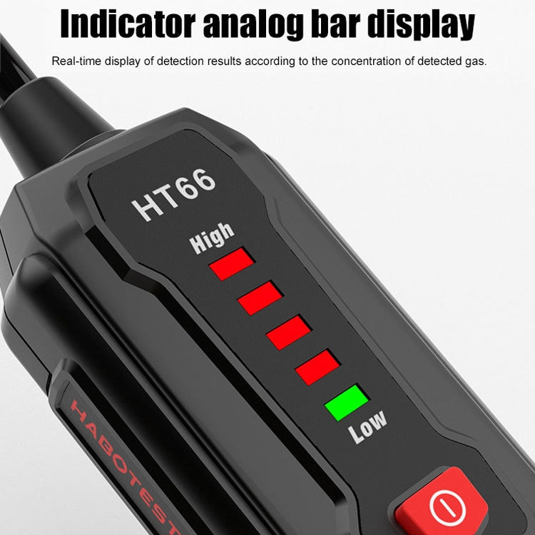 HABOTESA HT66 Combustible Gas Detector Natural Gas Leak Detector - Consumer Electronics by buy2fix | Online Shopping UK | buy2fix