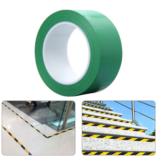 45mm PVC Warning Tape Self Adhesive Hazard Safety Sticker, Length: 33m(Green) - Tapes by buy2fix | Online Shopping UK | buy2fix