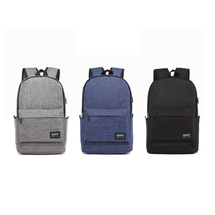 Universal Multi-Function Oxford Cloth Laptop Shoulders Bag Backpack with External USB Charging Port, Size: 45x31x16cm, For 15.6 inch and Below Macbook, Samsung, Lenovo, Sony, DELL Alienware, CHUWI, ASUS, HP(Blue) - Backpack by buy2fix | Online Shopping UK | buy2fix