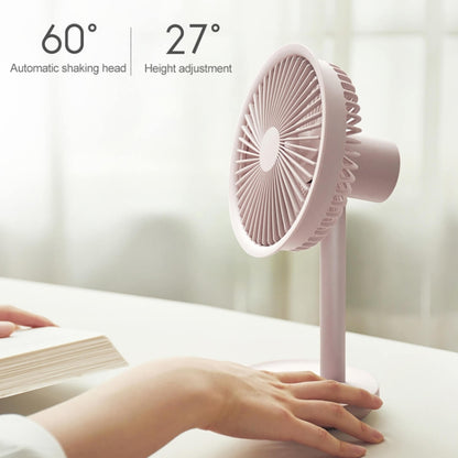 Original Xiaomi Youpin SOLOVE USB Charging Desktop Electric Fan Dormitory Office Mini Fan, with 3 Speed Control(Pink) - Consumer Electronics by Xiaomi | Online Shopping UK | buy2fix