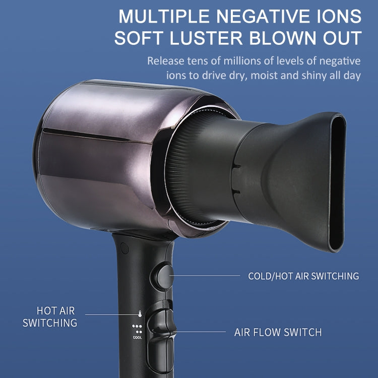 VGR V-418 2000W Negative Ion Hair Dryers with 6 Gear Adjustment, Plug Type: EU Plug - Home & Garden by VGR | Online Shopping UK | buy2fix