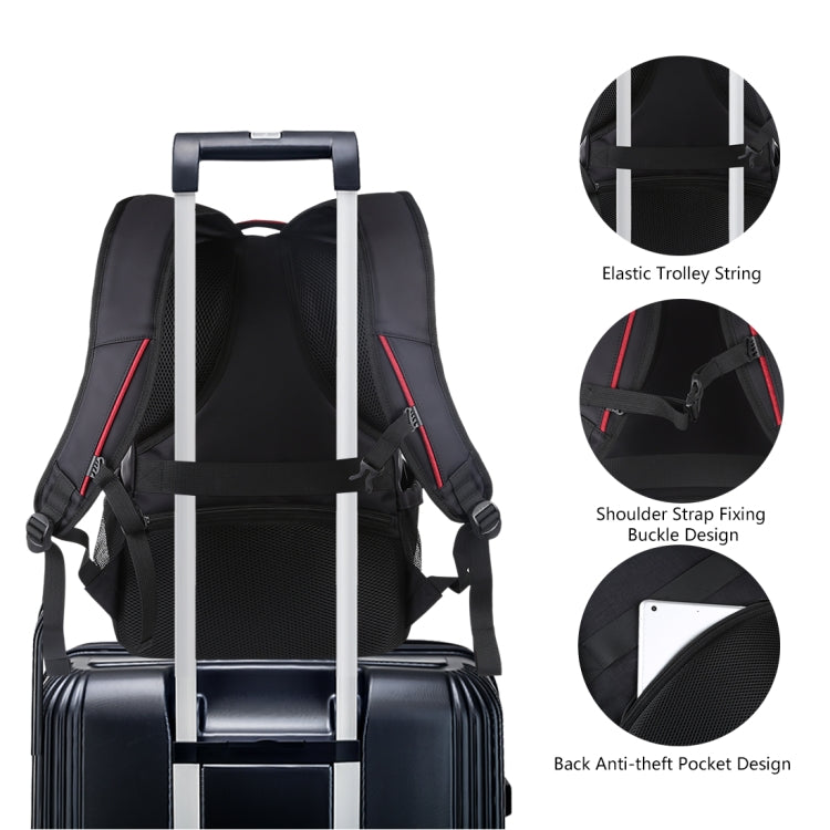 HAWEEL Foldable Removable Outdoor Portable Dual Shoulders Laptop Backpack(Black) - Backpack by HAWEEL | Online Shopping UK | buy2fix