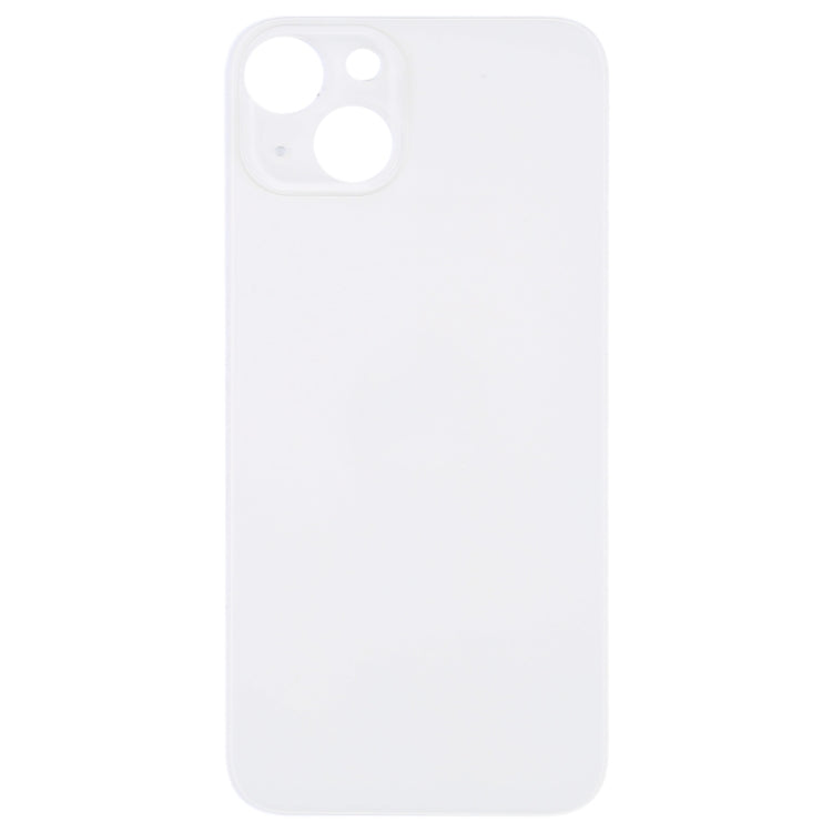 Easy Replacement Big Camera Hole Glass Back Battery Cover for iPhone 14(Silver) - Repair & Spare Parts by buy2fix | Online Shopping UK | buy2fix