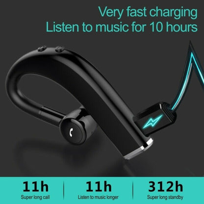 F680 Bluetooth 5.0 Fast Charging Wireless Business Sports Bluetooth Earphone (Blue) - Bluetooth Earphone by buy2fix | Online Shopping UK | buy2fix